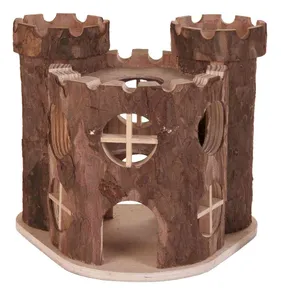 Drevený hrad MATTI pre hlodavce 17x15x12cm TRIXIE